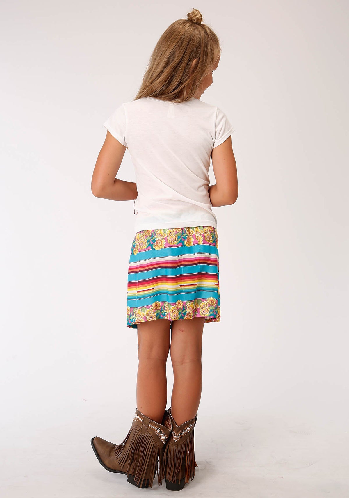 Roper Girls Serape Print Skirt