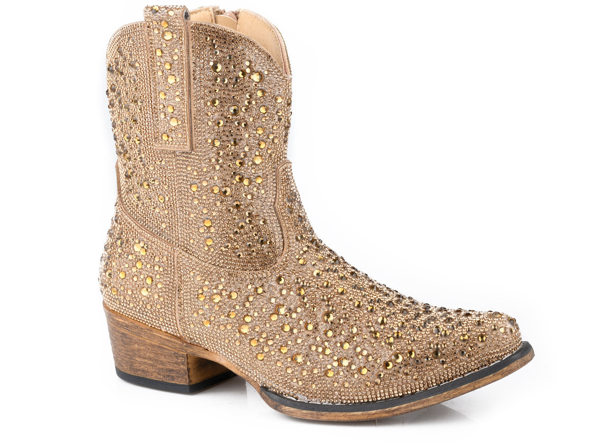 Roper Womens All Over Tan Crystal Upper