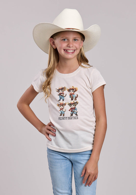 Roper Girls Roper Poly Rayon Western Jersey Tee