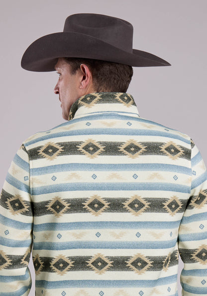 Roper Mens Roper Aztec Knit Pullover Sweater