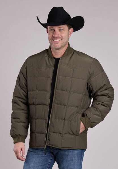 Roper Mens Jacket Zipper Performance Canvas Quilted Western Jacket