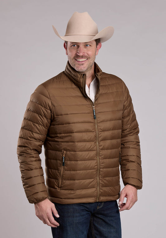 Roper Mens Roper Nylon Down Proof Coated Jacket