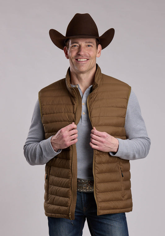 Roper Mens Roper Crushable Down Filled Western Vest