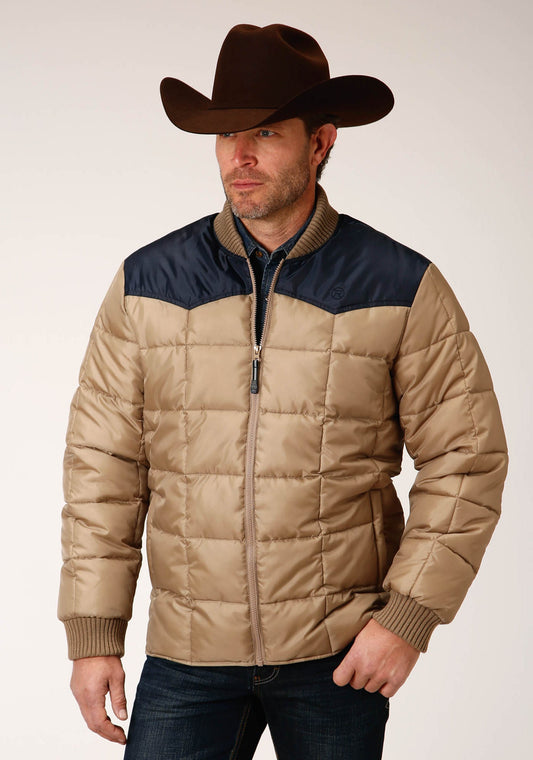 Roper Mens Quilted Poly With Poly Fill Jacket
