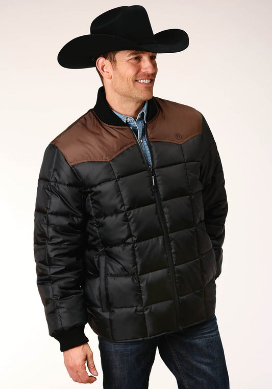 Roper Mens Quilted Polyfilled Jacket