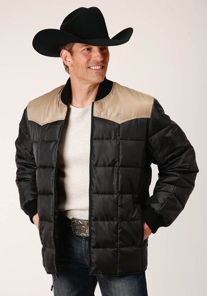 Roper Mens Quilted Polyfilled Jacket
