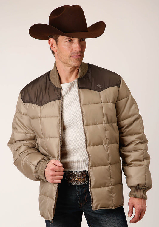 Roper Mens Quilted Polyfilled Jacket