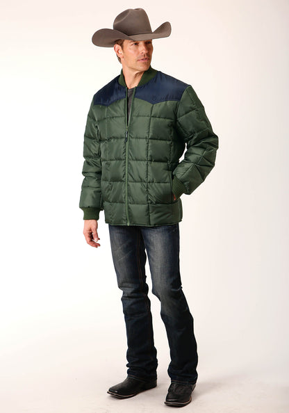 Roper Mens Quilted Polyfilled Jacket
