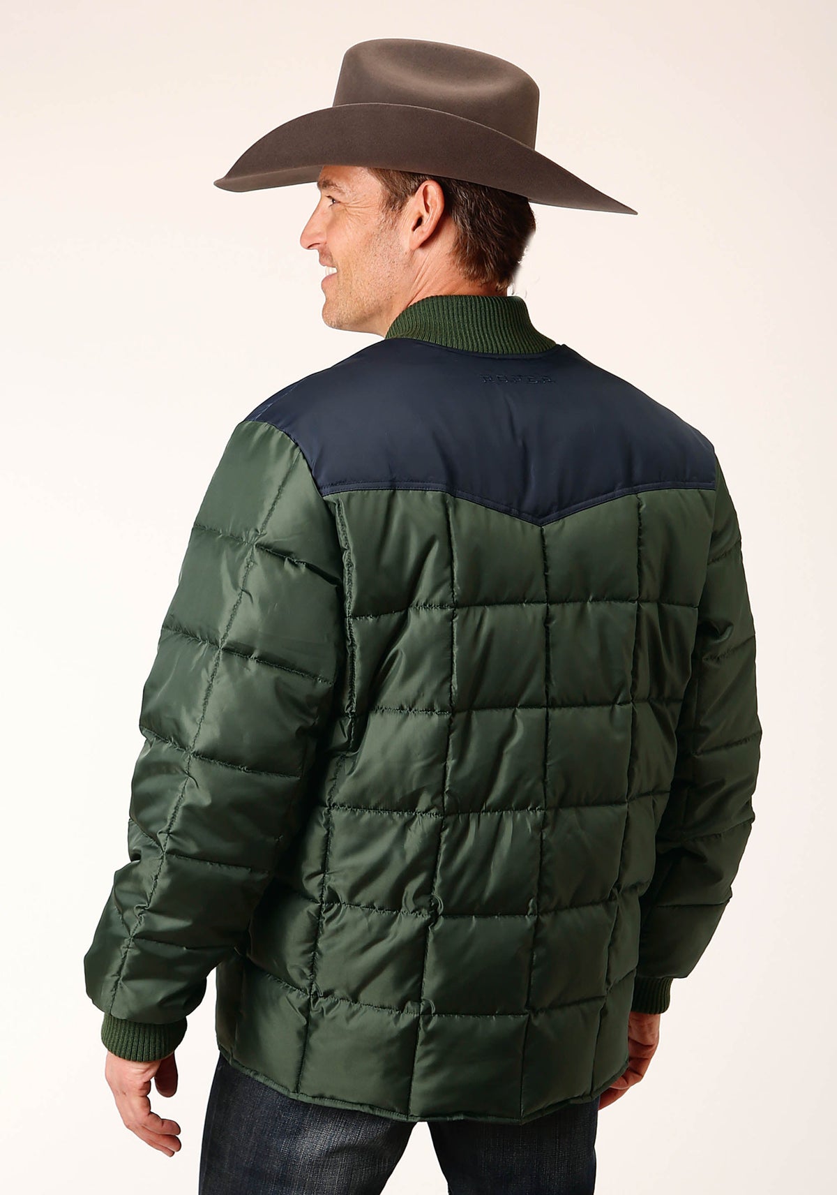 Roper Mens Quilted Polyfilled Jacket