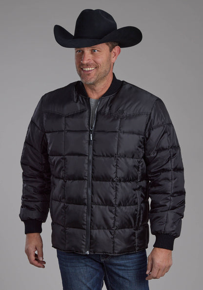 Roper Mens Black Zipper Jacket