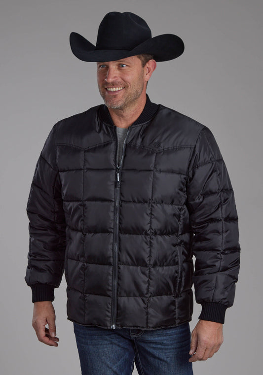 Roper Mens Black Zipper Jacket