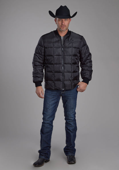 Roper Mens Black Zipper Jacket