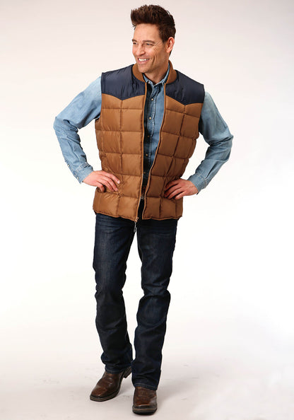 Roper Mens Quilted Polyfilled Vest