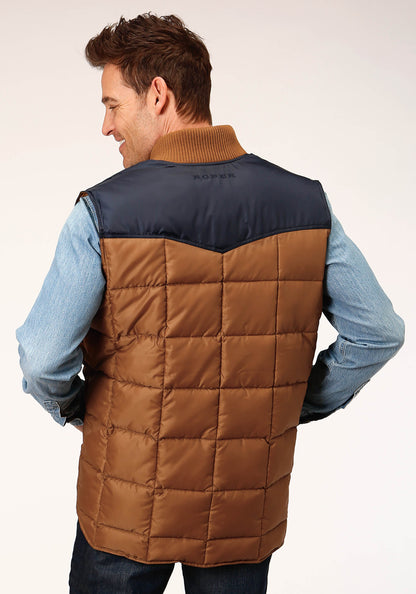 Roper Mens Quilted Polyfilled Vest