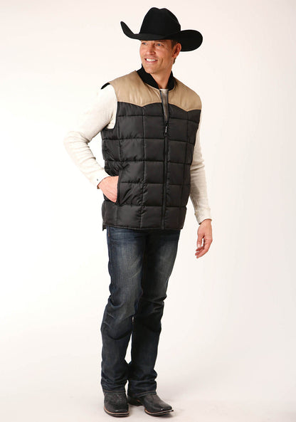 Roper Mens Quilted Polyfilled Vest