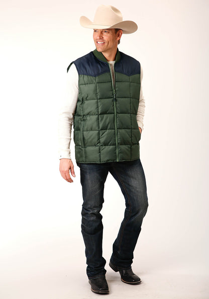 Roper Mens Quilted Polyfilled Vest