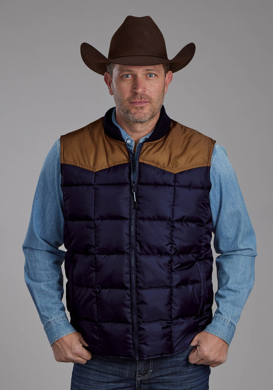 Roper Mens Poly Fill Zipper Vest