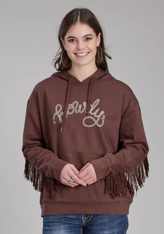 Roper Womens Cotton Fleece Hooded Sweatshirt Pullover Jacket