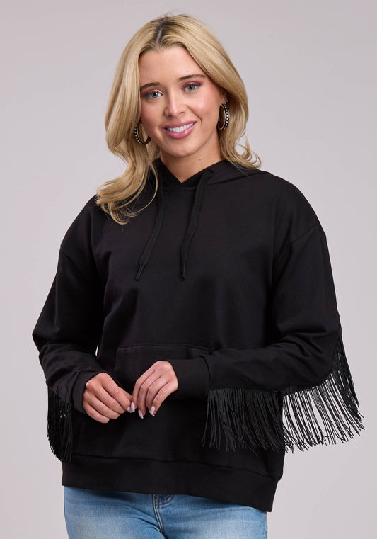 Roper Womens Jacket Pullover Long Sleeve Cotton Fleece Sweatshirt Western Jacket