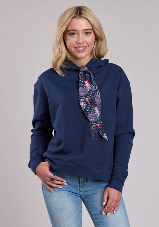 Roper Womens Jacket Pullover Cotton Fleece Slouchie Hoodie Western Jacket
