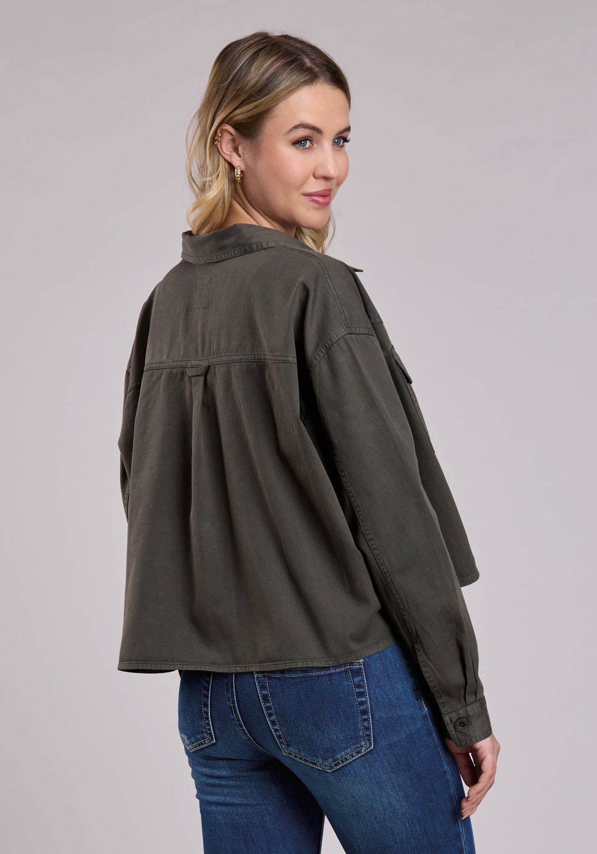 Roper Womens Jacket Button Pigment Dyed Western Jacket
