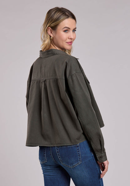 Roper Womens Jacket Button Pigment Dyed Western Jacket
