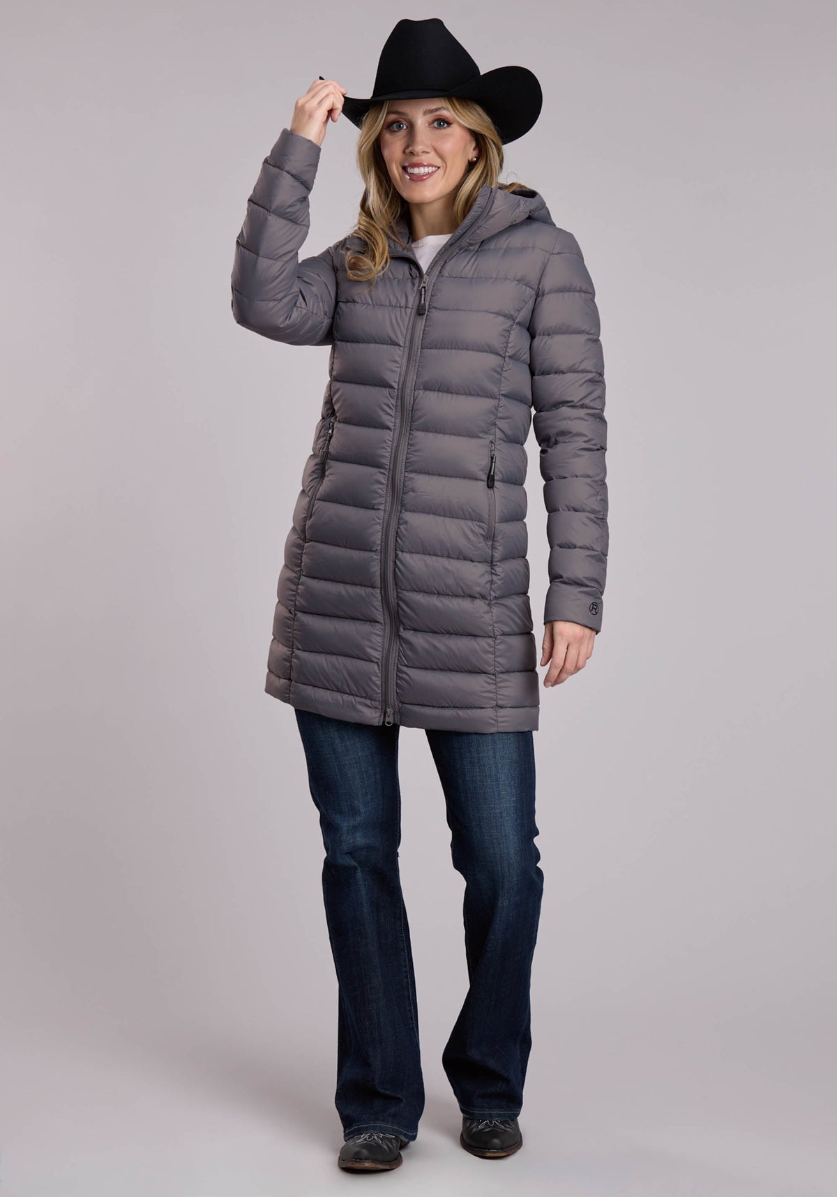 Roper Womens Roper Crushable Down Filled Western Long Coat