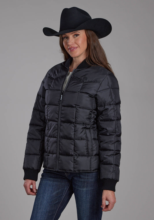 Roper Womens Women's Black Zipper Jacket