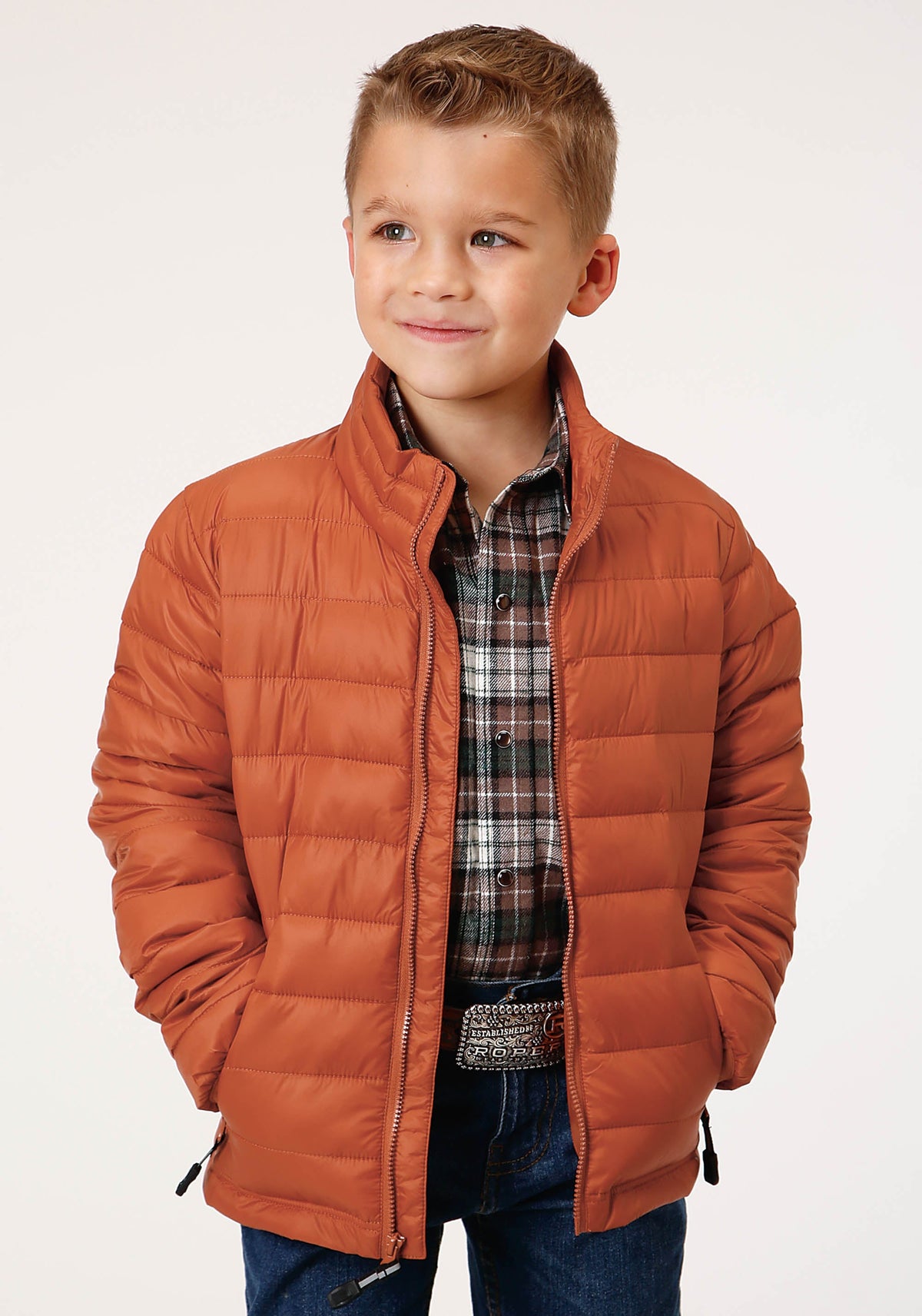 Roper Boys  Crushable Poly Filled Down Jacket