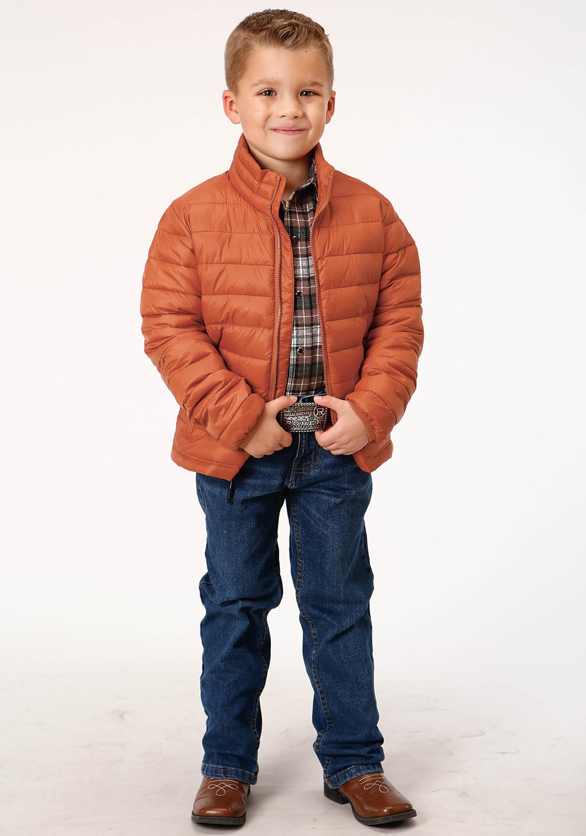 Roper Boys  Crushable Poly Filled Down Jacket