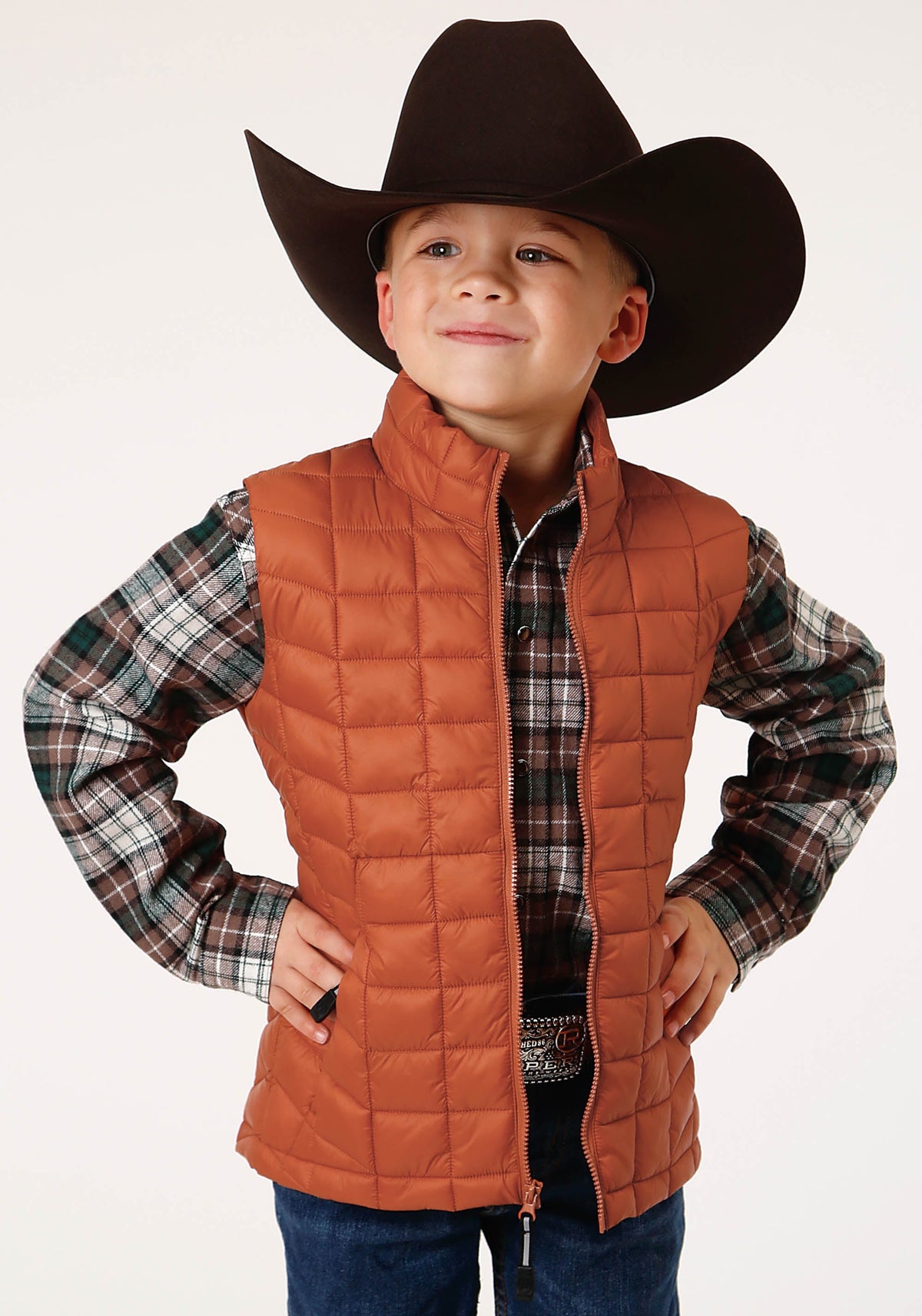 Roper Boys  Crushable Poly Filled Down Vest