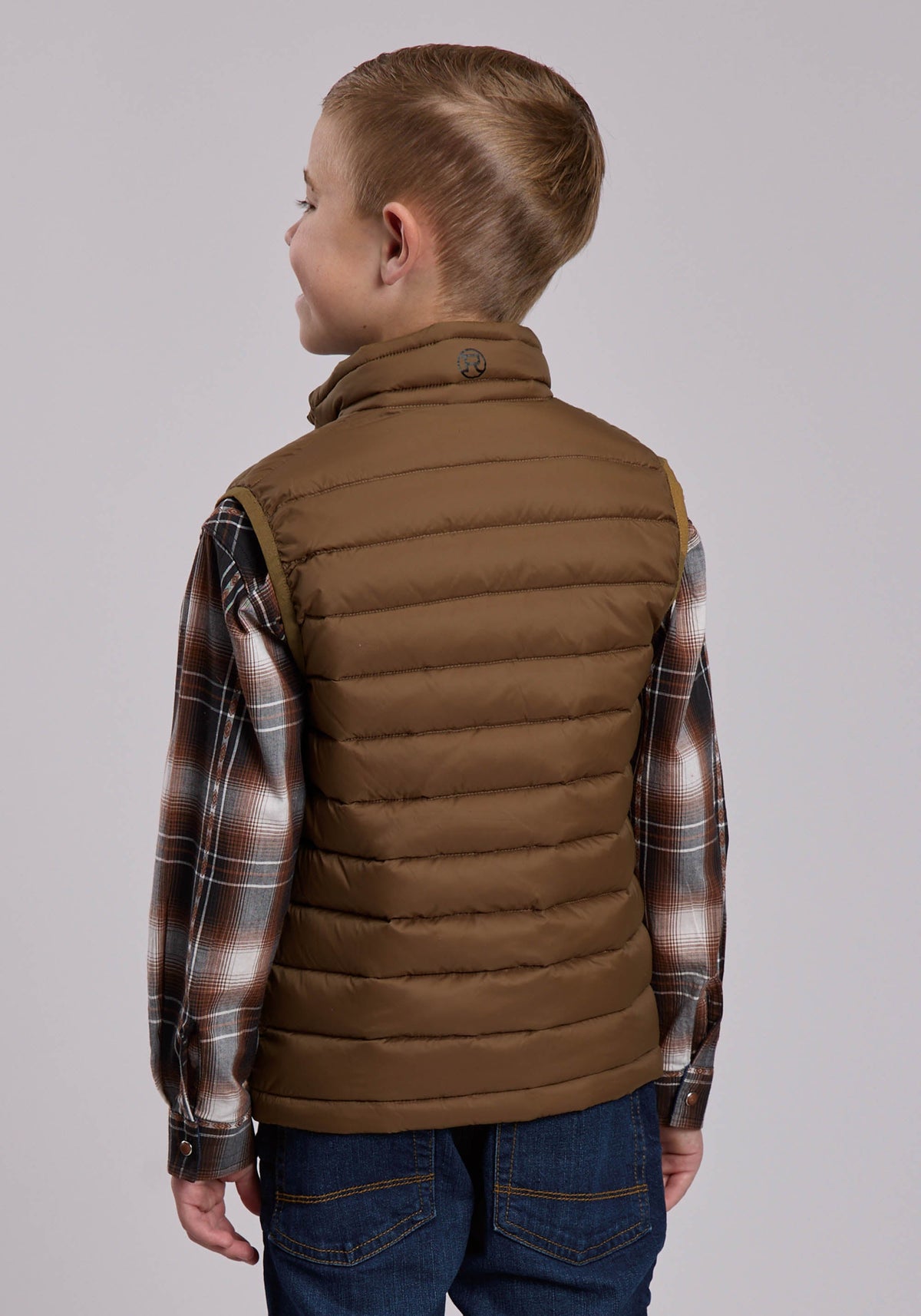 Roper Boys Roper Crushable Down Filled Western Vest