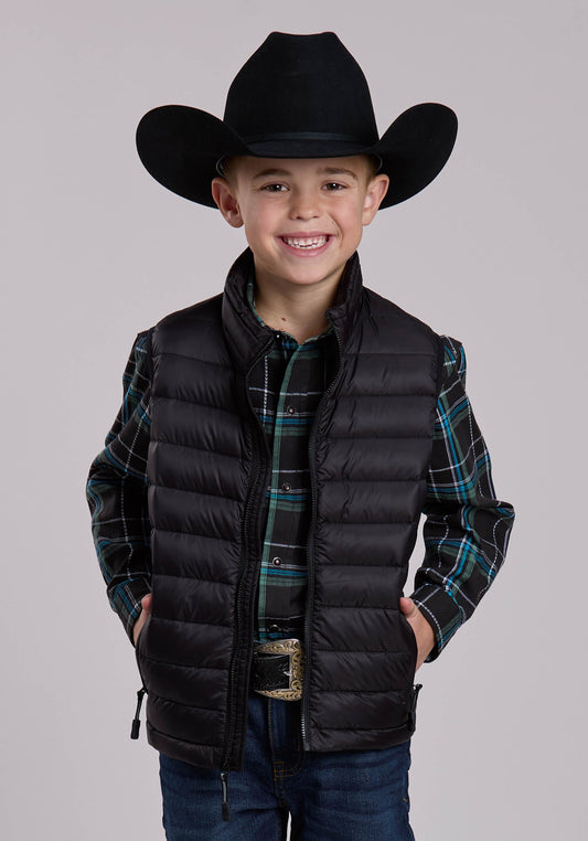 Roper Boys Roper Crushable Down Filled Western Vest