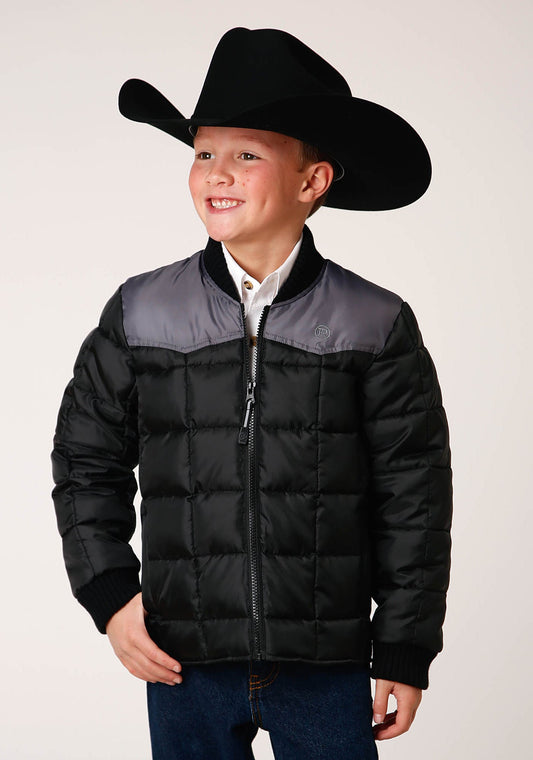 Roper Boys  Quilted Poly Filled Western Jacket