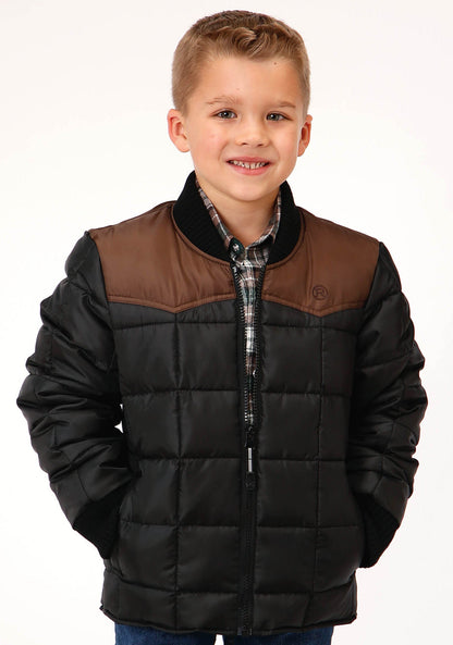 Roper Boys  Quilted Polyfilled Jacket Poly Filled Western Jacket