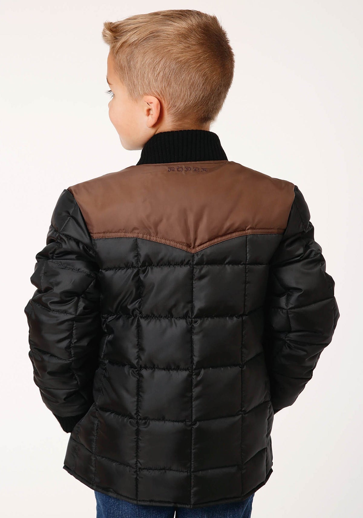 Roper Boys  Quilted Polyfilled Jacket Poly Filled Western Jacket