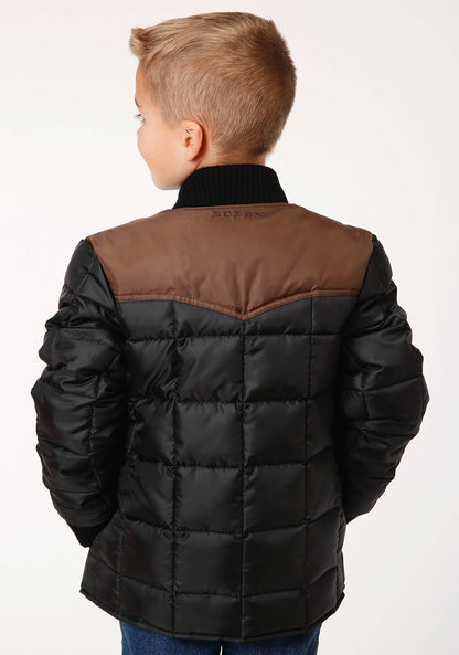 Roper Boys  Quilted Polyfilled Jacket Poly Filled Western Jacket