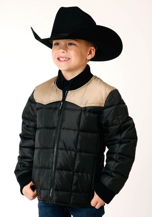 Roper Boys  Quilted Polyfilled Jacket Poly Filled Western Jacket