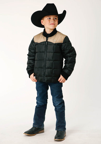 Roper Boys  Quilted Polyfilled Jacket Poly Filled Western Jacket