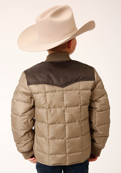 Roper Boys  Quilted Polyfilled Jacket Poly Filled Western Jacket