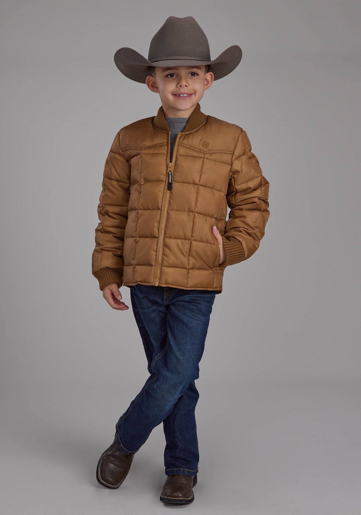 Roper Boys Carmel Zipper Jacket