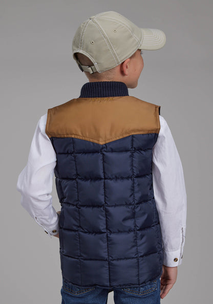 Roper Boys Poly Fill Zipper Vest