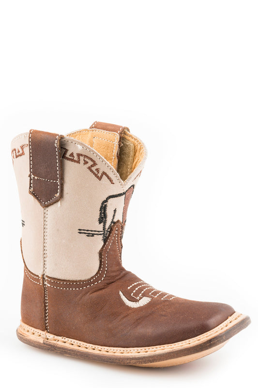 Roper Infant Boys Brown Vamp Cowbaby