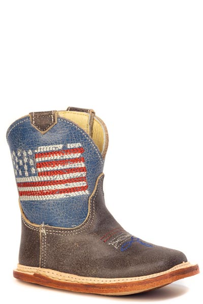 Roper Infants Boys Roper Flag Embroidered 250 Usa Cowbabies