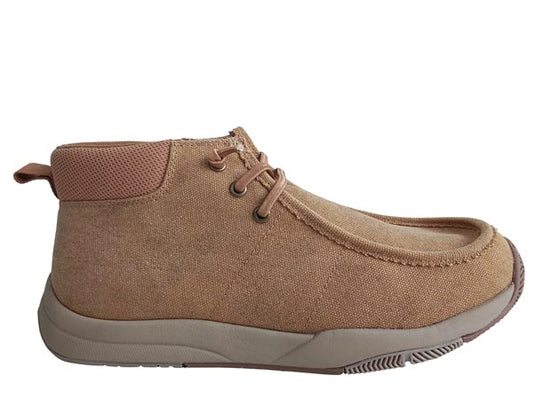 Roper Mens Tan Canvas With Padded Collar