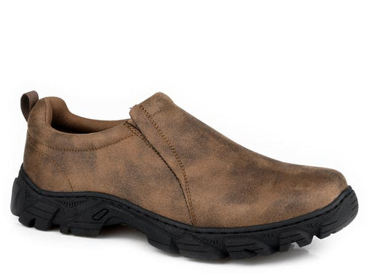 Roper Mens Brown Vintage Faux Leather