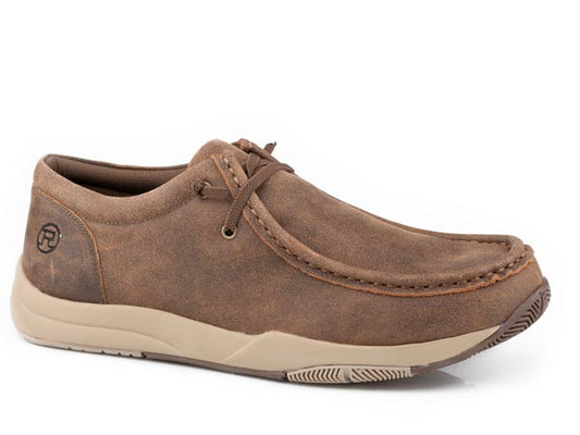 Roper Mens Vintage Brown Leather Upper