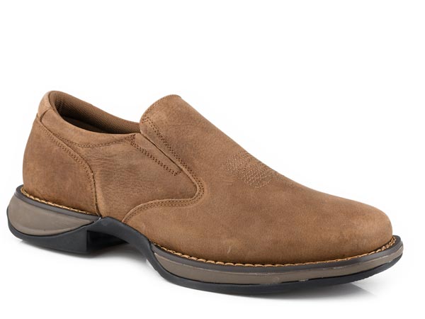 Roper Mens Vintage Tan Slip On