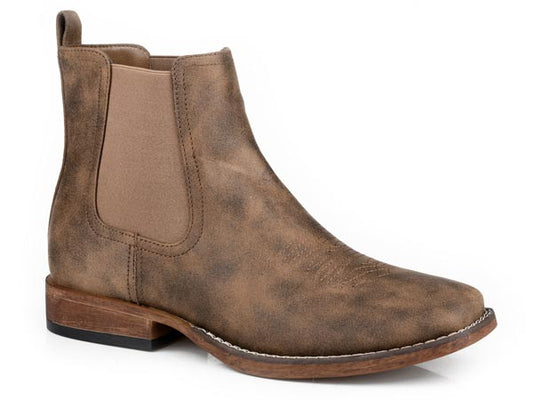 Roper Mens Roper Square Toe Chelsea Ankle  Logan Boots