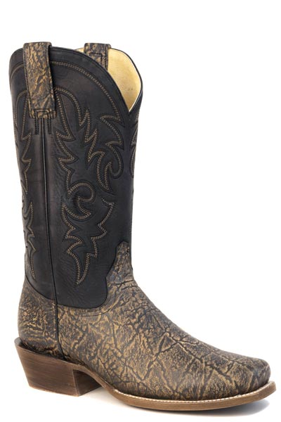 Roper Mens Roper Brown Elephant Cutter Toe Big Foot Boots